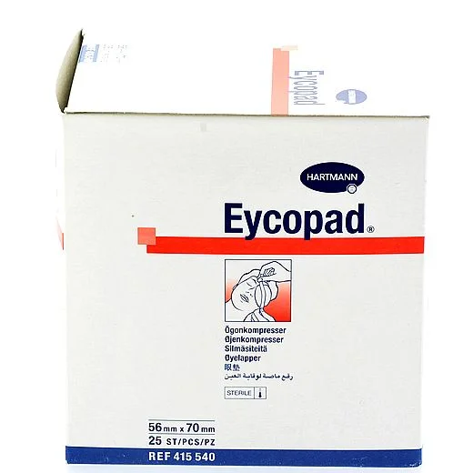 Eycopad øye bandasje 56x70mm – 25 stk. v:8129862 Eycopad øye bandasje 56x70mm – 25 stk. v:8129862