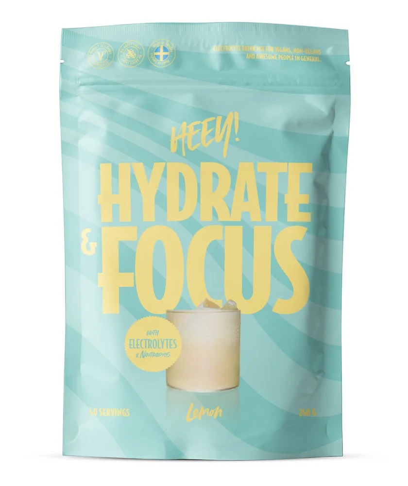 Heey! Hydrate & Focus Electrolytes - Lemon - 240 g. v:1534849