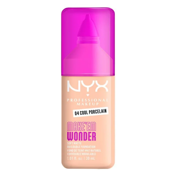 NYX Make Em Wonder foundation 04 Cool Porcelain 30 ml v:2802082 NYX Make Em Wonder foundation 04 Cool Porcelain 30 ml v:2802082