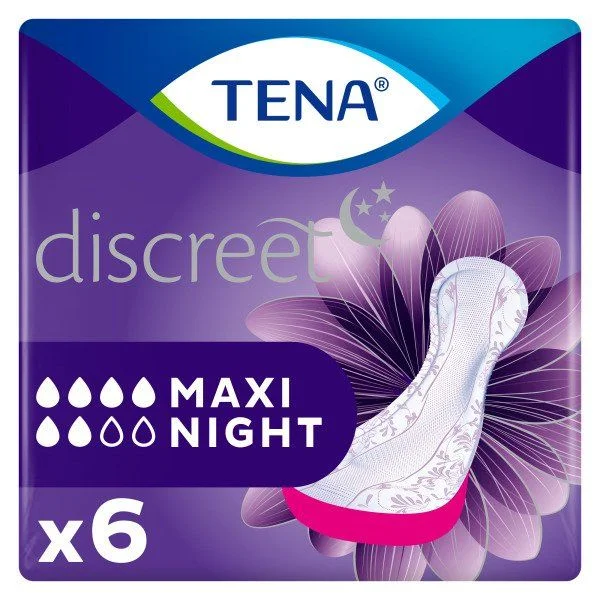 Tena Discreet Maxi Night 6 stk v:2010073