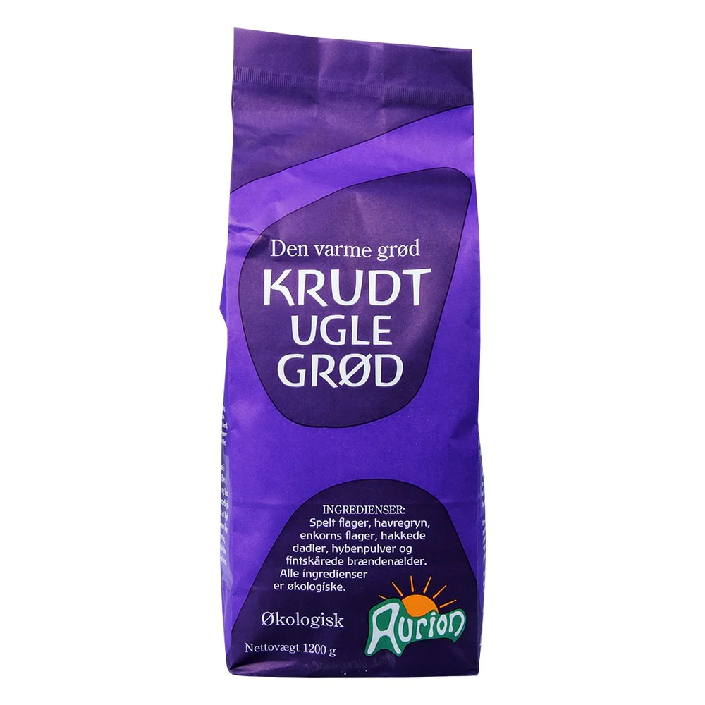 Aurion Den Varme Grød – Kruttuglegrøt Ø – 1200 g v:7588097