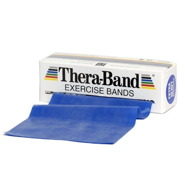 Thera Band Flat treningsstrikk 5,5 m – blå – Hardhet 5 v:5980697 Thera Band Flat treningsstrikk 5,5 m – blå – Hardhet 5 v:5980697