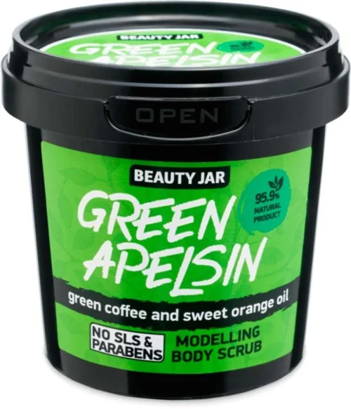 Beauty Jar Green Appelsin Body Scrub 200 g v:8859079