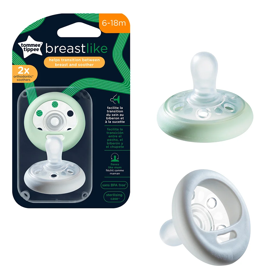 Tommee Tippee breast like sutter 6-18 mdr. – 2 stk. v:8185507 Tommee Tippee breast like sutter 6-18 mdr. – 2 stk. v:8185507