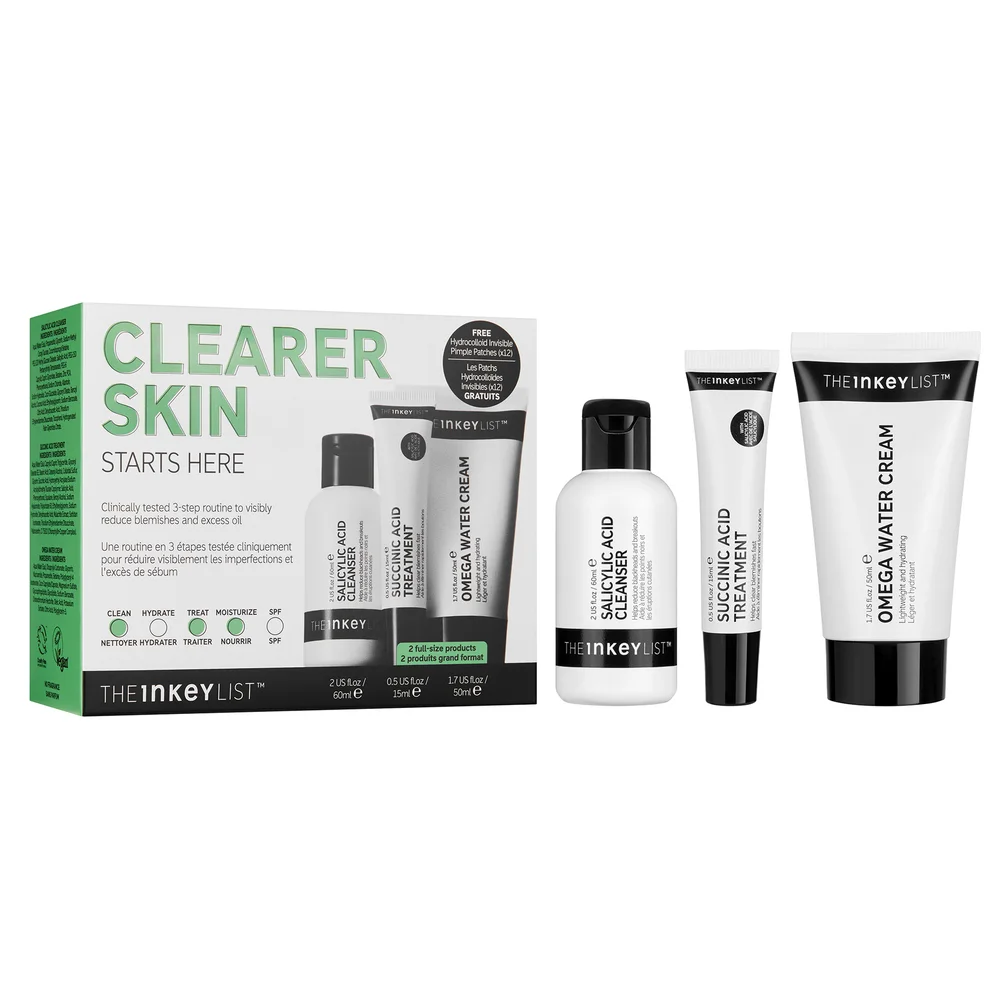 Clearer Skin Starts Here 60 ml + 50 ml + 15 ml – The INKEY List v:7603222 Clearer Skin Starts Here 60 ml + 50 ml + 15 ml – The INKEY List v:7603222
