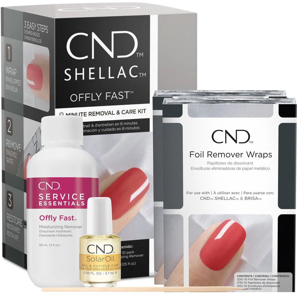 CND Offly Fast Shellac Remover Kit – 1 stk. v:7076167