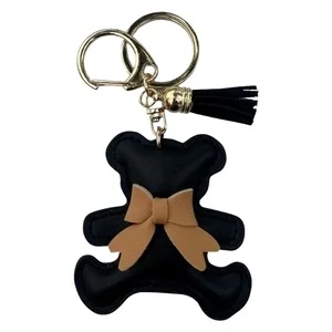 Sticky Bestie Teddy Bag Charm Black v:5752200