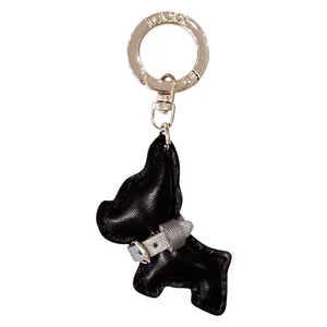 DARK Puppy Bag Charm Chocolate Brown & Sparkled Warm Taupe v:6952637 DARK Puppy Bag Charm Chocolate Brown & Sparkled Warm Taupe v:6952637