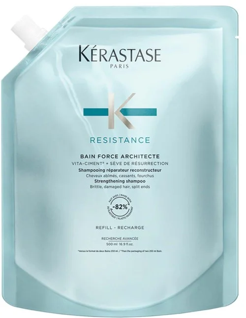 Kérastase Resistance Resistance Bain Force Architecte Shampoo Refill 500 ml v:3106756 Kérastase Resistance Resistance Bain Force Architecte Shampoo Refill 500 ml v:3106756