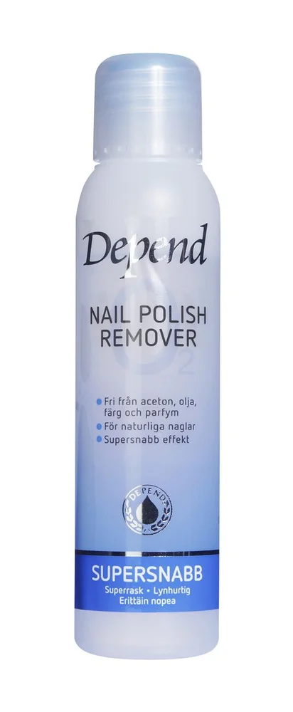 Depend Nail Polish Remover Blå – 100 ml. v:5601201