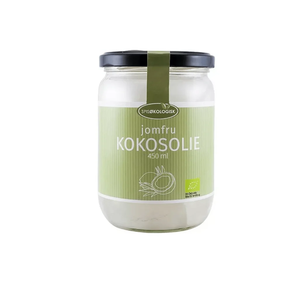 Kokosolie koldpresset jomfru Ø – 450 ml v:8023229 Kokosolie koldpresset jomfru Ø – 450 ml v:8023229
