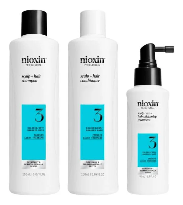 Nioxin System 3 Trial Kit for Colored/Dry/ Damaged Hair - 1 stk. v:7223826