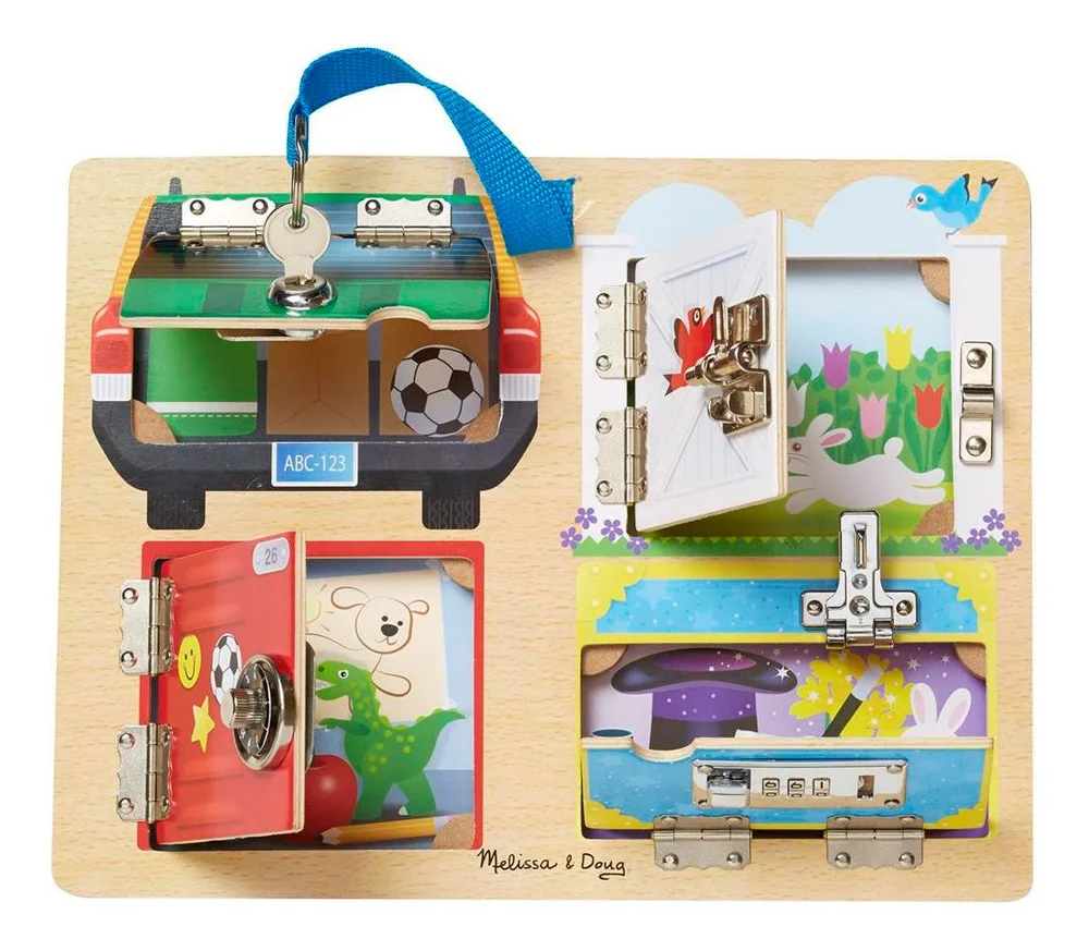 Melissa and Doug Låse- og Haspebrett – 1 stk. v:8542472 Melissa and Doug Låse- og Haspebrett – 1 stk. v:8542472