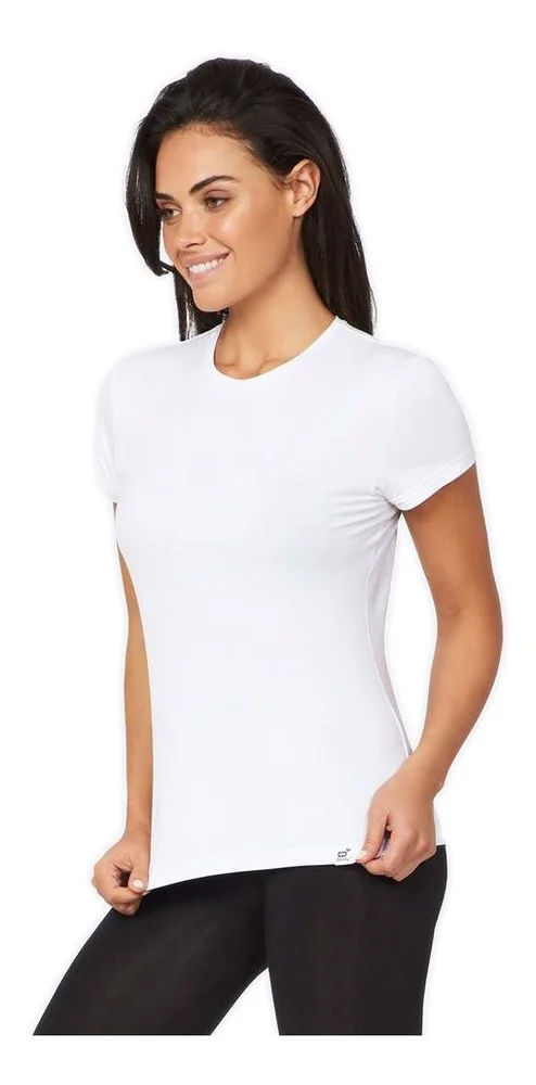 Boody Women's Crew Neck T-Shirt, hvit v:9143589