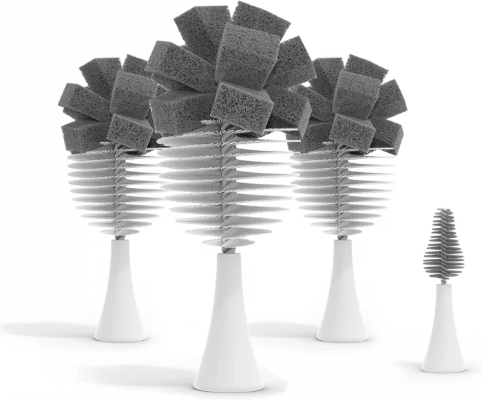 Nanobébé Flexy 4stk utbyttbare børstehoder grå 4 pk v:2309512 Nanobébé Flexy 4stk utbyttbare børstehoder grå 4 pk v:2309512
