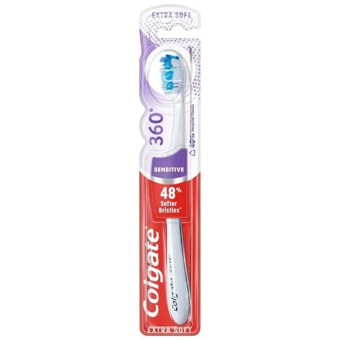 Colgate 360 Sensitive Tannbørste Exstra Soft v:4358543 Colgate 360 Sensitive Tannbørste Exstra Soft v:4358543