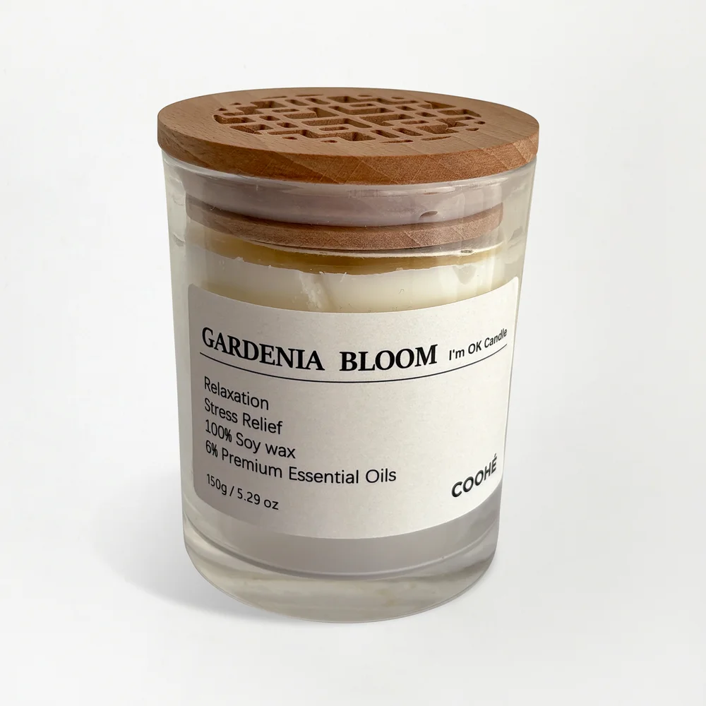 I’M OK Soy Wax Aroma Candle Gardenia Bloom 150 g – COOHÉ v:9538321