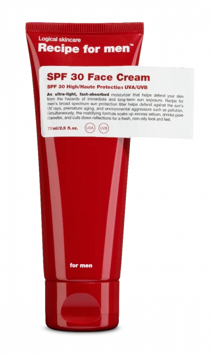 Recipe for men Face Cream SPF 30 75 ml v:9521474 Recipe for men Face Cream SPF 30 75 ml v:9521474