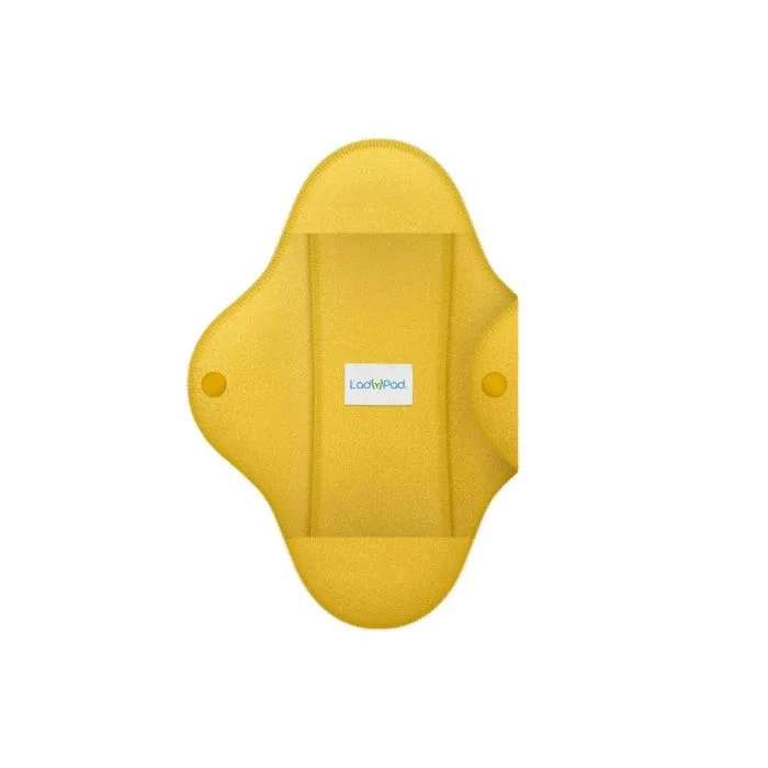 LadyPad Økologiske vaskbare bind Pad and Liner Yellow Str. L – 1pk v:5422686 LadyPad Økologiske vaskbare bind Pad and Liner Yellow Str. L – 1pk v:5422686