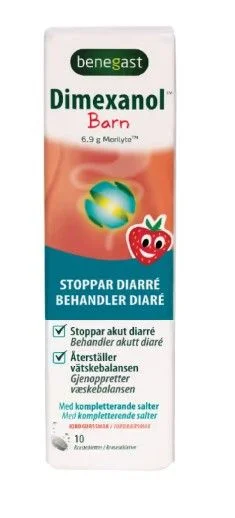 Benegast Dimexanol Barn – Ved akutt diaré v:3119466 Benegast Dimexanol Barn – Ved akutt diaré v:3119466