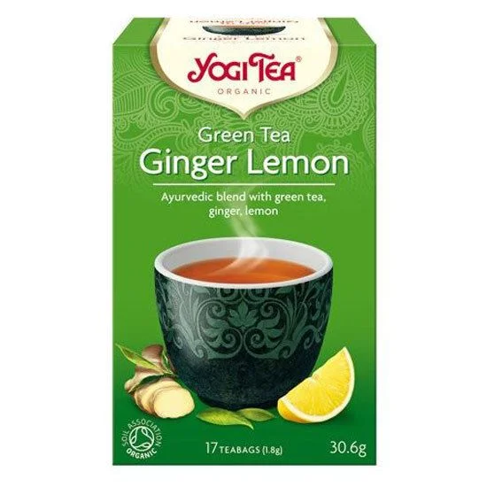 Yogi Tea Green Tea Ginger Lemon – 17 poser v:2962639 Yogi Tea Green Tea Ginger Lemon – 17 poser v:2962639