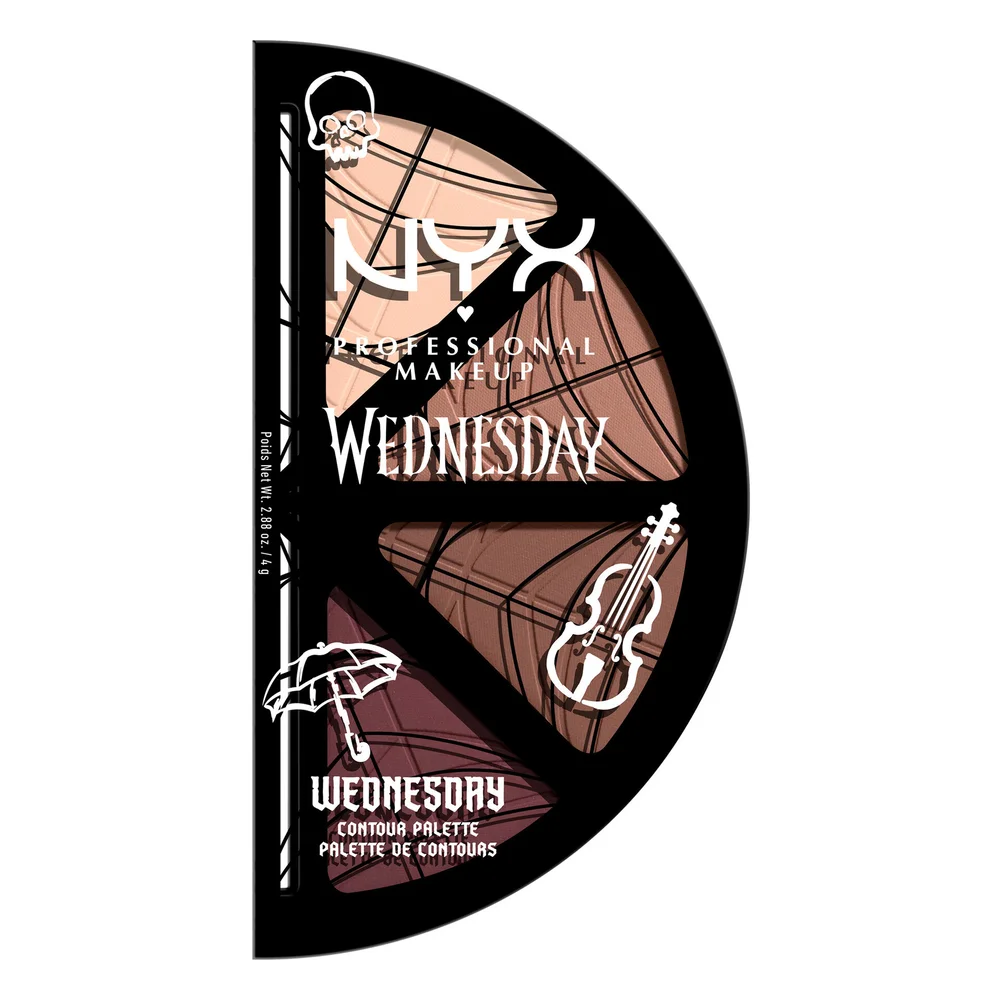 Wednesday Stained Glass Contour Palette - NYX PROFESSIONAL MAKEUP v:4165337