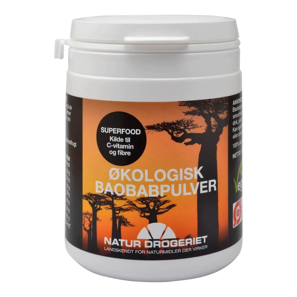 Natur-Drogeriet Økologisk Baobabpulver, 100 g v:7289995 Natur-Drogeriet Økologisk Baobabpulver, 100 g v:7289995