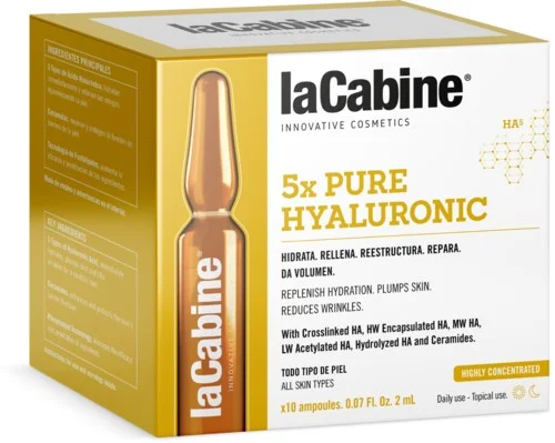 laCabine 5x Pure Hyaluronic Face Ampoule 10 ml v:7421751 laCabine 5x Pure Hyaluronic Face Ampoule 10 ml v:7421751