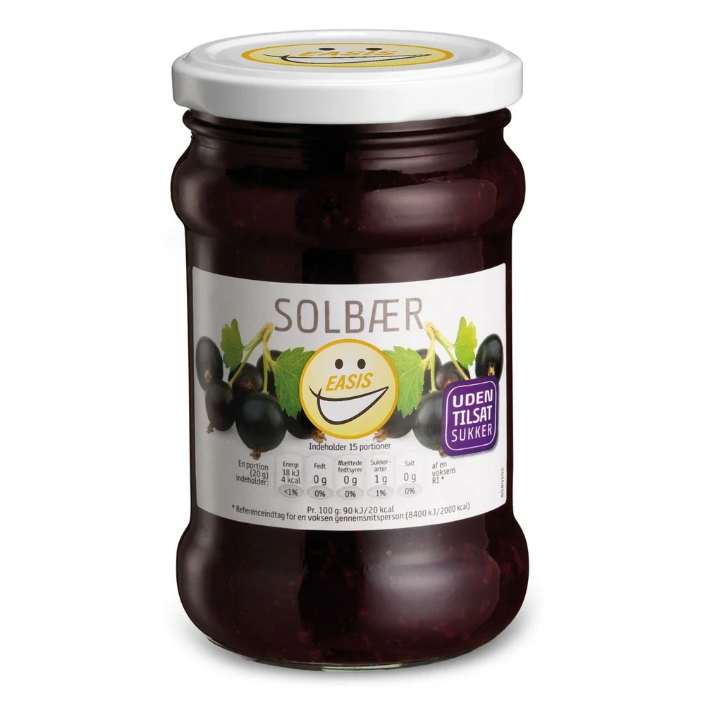 Easis solbærsyltetøy – 300 g v:1935487 Easis solbærsyltetøy – 300 g v:1935487