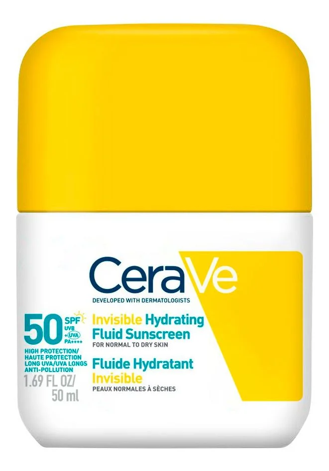 CeraVe Invisible Hydrating Fluid Sunscreen SPF50 - 50 ml. v:5498586