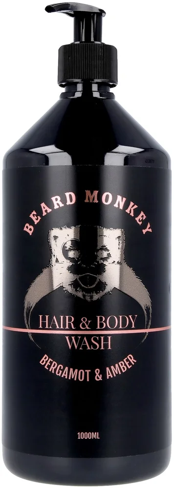 Beard Monkey Hair & body Bergamot & Amber 1000 ml v:9635882