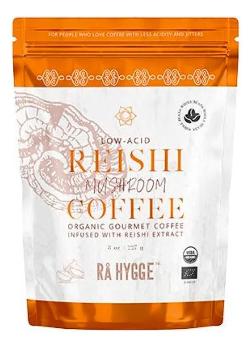 Rå Hygge Mushroom Coffee Reishi Hele bønner Ø – 227 g. v:5595111 Rå Hygge Mushroom Coffee Reishi Hele bønner Ø – 227 g. v:5595111