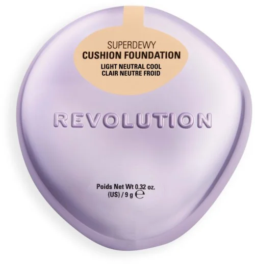 Revolution Beauty London Superdewy Cushion Foundation Light Neutral Cool v:1697351