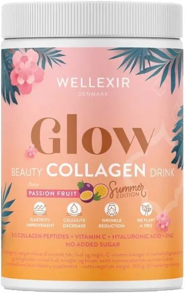 Wellexir Glow Beauty Collagen Drink Passion Fruit 360 g v:3157129