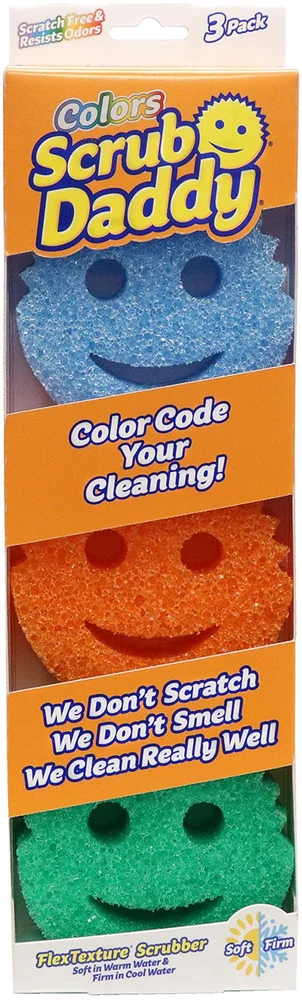 Scrub Daddy Colors FlexTexture Scrubber 3-pack v:6548399 Scrub Daddy Colors FlexTexture Scrubber 3-pack v:6548399