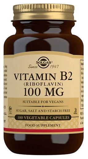 Solgar Vitamin B2 (Riboflavin) - 100 kap v:3423915