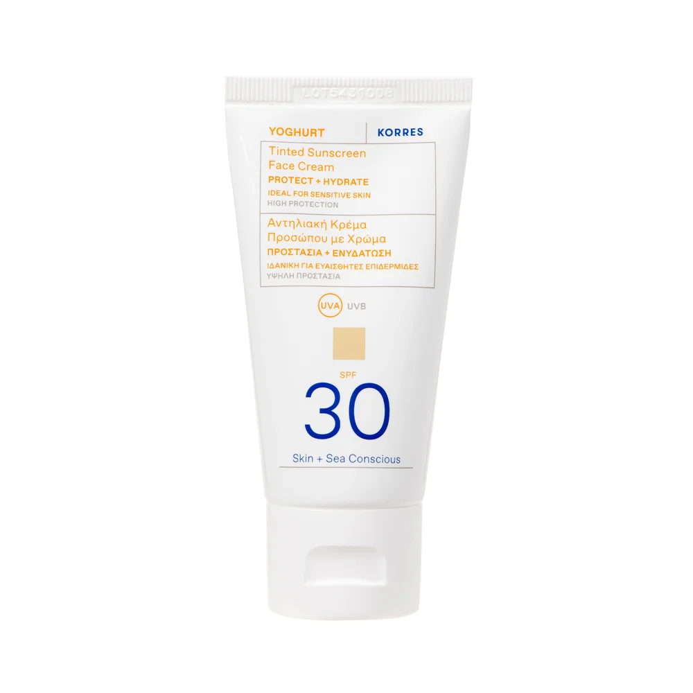 Korres Sun Yoghurt SPF30 Tinted Ansiktssolkrem v:4717595 Korres Sun Yoghurt SPF30 Tinted Ansiktssolkrem v:4717595