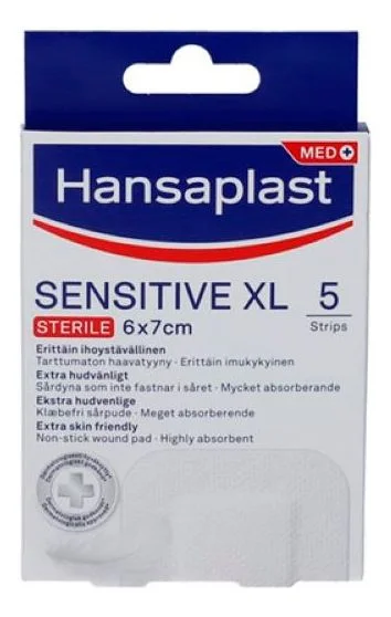 Hansaplast Sensitive XL – 5 stk. v:7596172