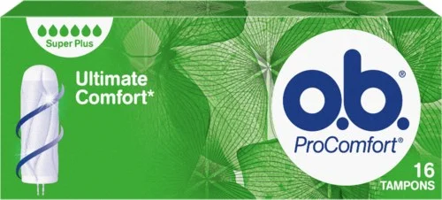 O.B. ProComfort Tampons 16-pack Super Plus v:2988002