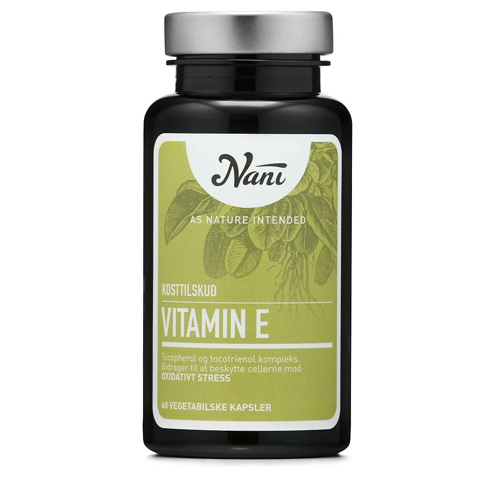 Nani E-vitamin – 60 kaps. v:9606668 Nani E-vitamin – 60 kaps. v:9606668