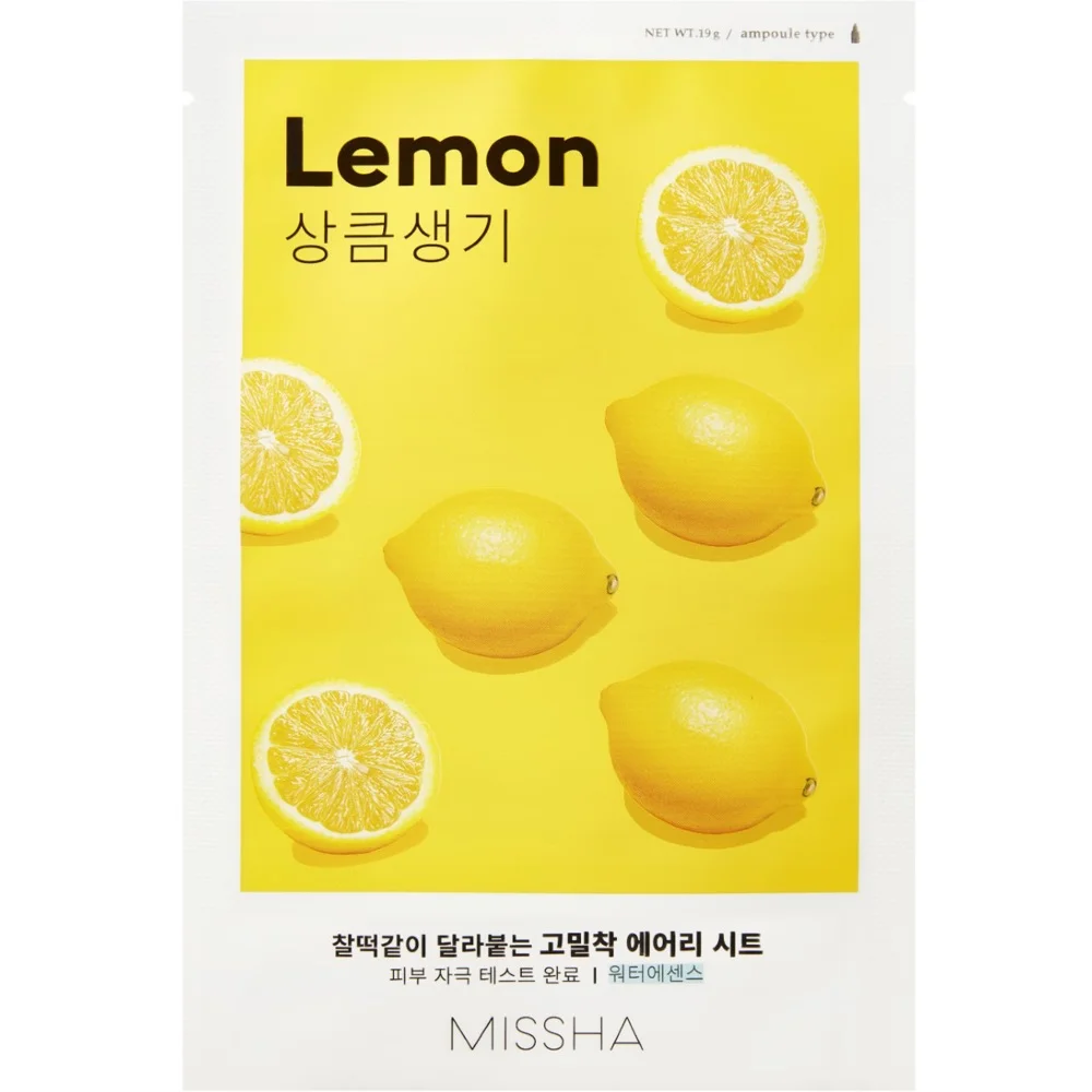 Airy Fit Sheet Mask Lemon, 19g v:4716398 Airy Fit Sheet Mask Lemon, 19g v:4716398