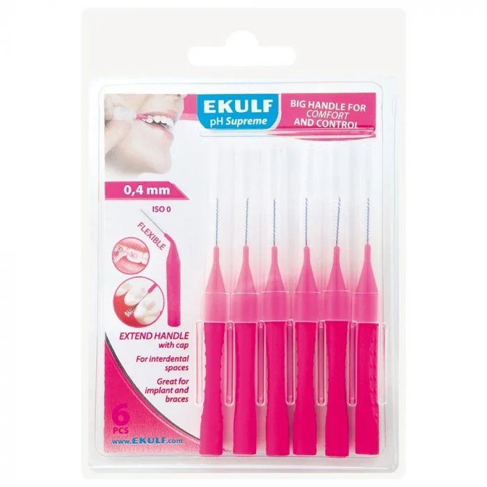 Ekulf pH Supreme mellomromsbørste 0,4 mm 6 stk v:4573303