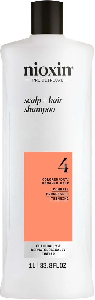 Nioxin System 4 Shampoo for Colored Thinning Hair 1000 ml v:1882997