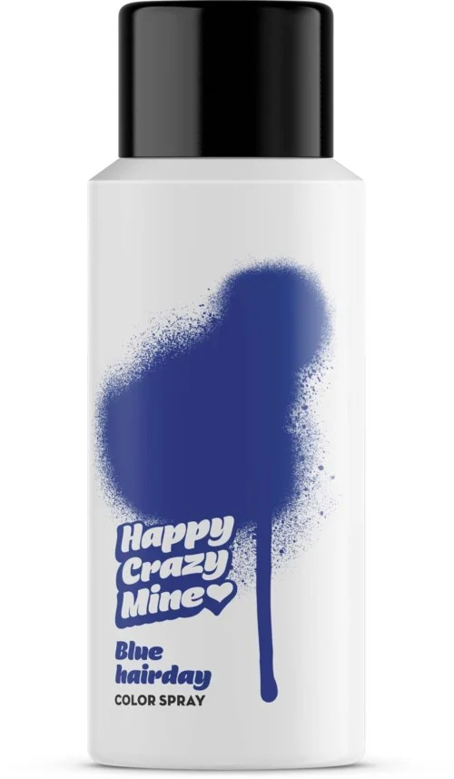 Happy Crazy Mine Color Spray Blue Hairday 100ml v:5964538 Happy Crazy Mine Color Spray Blue Hairday 100ml v:5964538