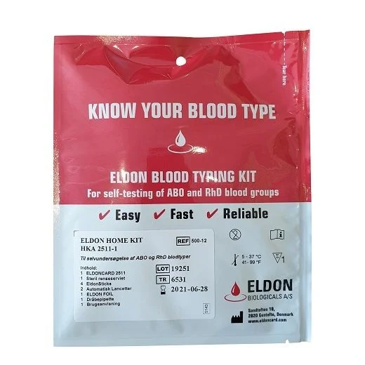 Blodtype Test - Eldoncard v:6301564