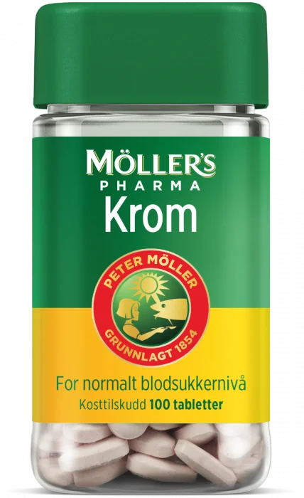 Möller's Pharma Krom 100 stk v:6667377
