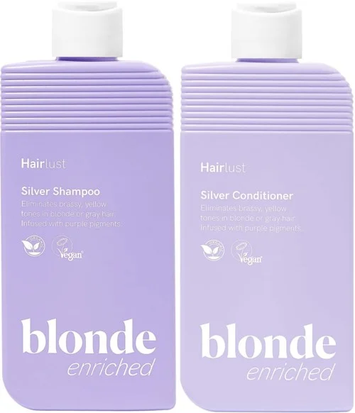 Hairlust Enriched Blonde Bundle Silver Shampoo 250 ml & Conditioner 250 ml v:7546385 Hairlust Enriched Blonde Bundle Silver Shampoo 250 ml & Conditioner 250 ml v:7546385