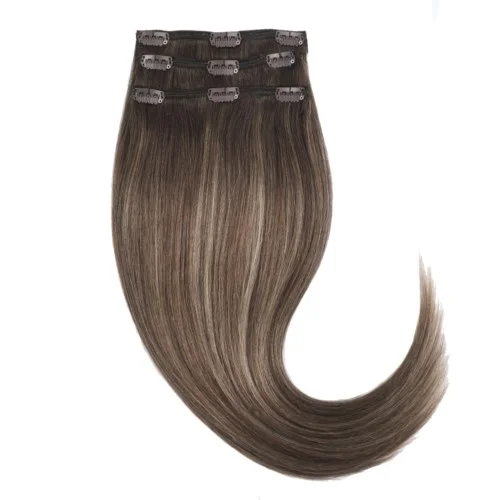 Rapunzel of Sweden Classic Clip-ins Straight / Light Volume / 3 pieces 50 cm Hazelnut Caramel Balayage B2.3/5.1 v:4244030 Rapunzel of Sweden Classic Clip-ins Straight / Light Volume / 3 pieces 50 cm Hazelnut Caramel Balayage B2.3/5.1 v:4244030