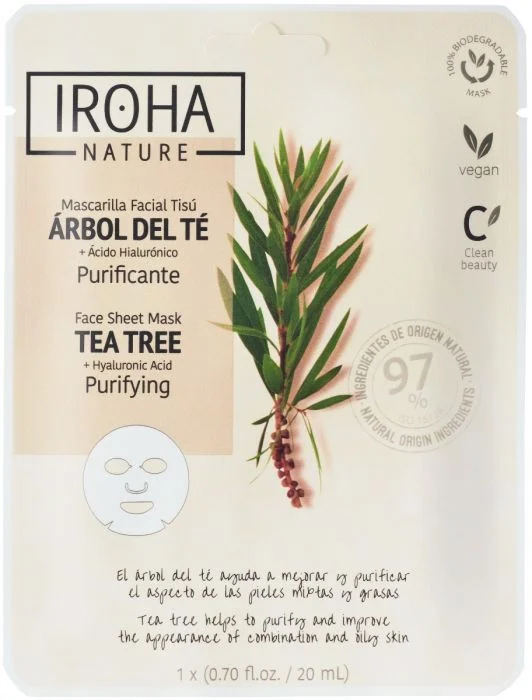 IROHA Nature Purifying Tea Tree Face Sheet Mask 20 ml v:1648651 IROHA Nature Purifying Tea Tree Face Sheet Mask 20 ml v:1648651