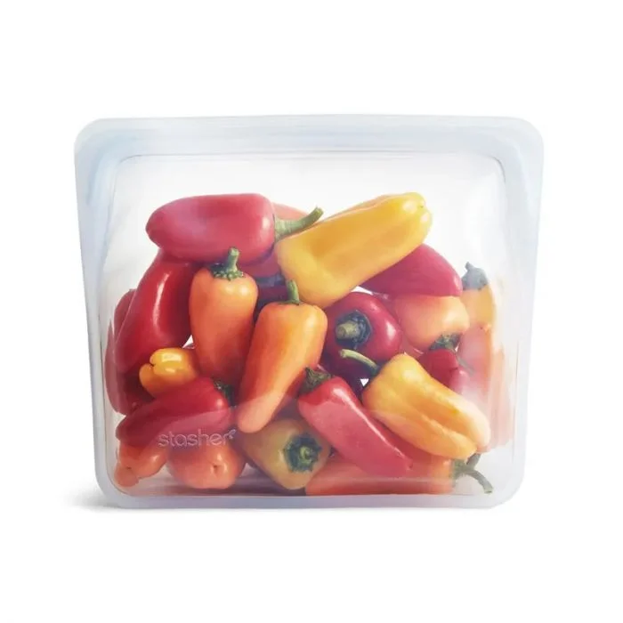 Stasher Stand Up Bag Clear 20 x 18 x 9 cm v:5774834